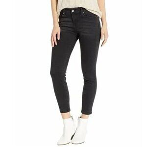 Liverpool The High-Rise Ankle Skinny Black Denim Jeans